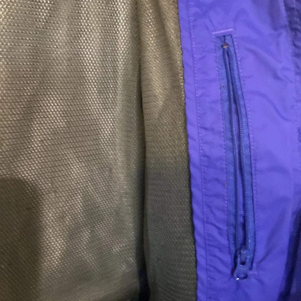 Columbia Omni Tech RainJacket Womens Sm Blue Waterproof Lightweight Hood Outdoor - Picture 8 of 17